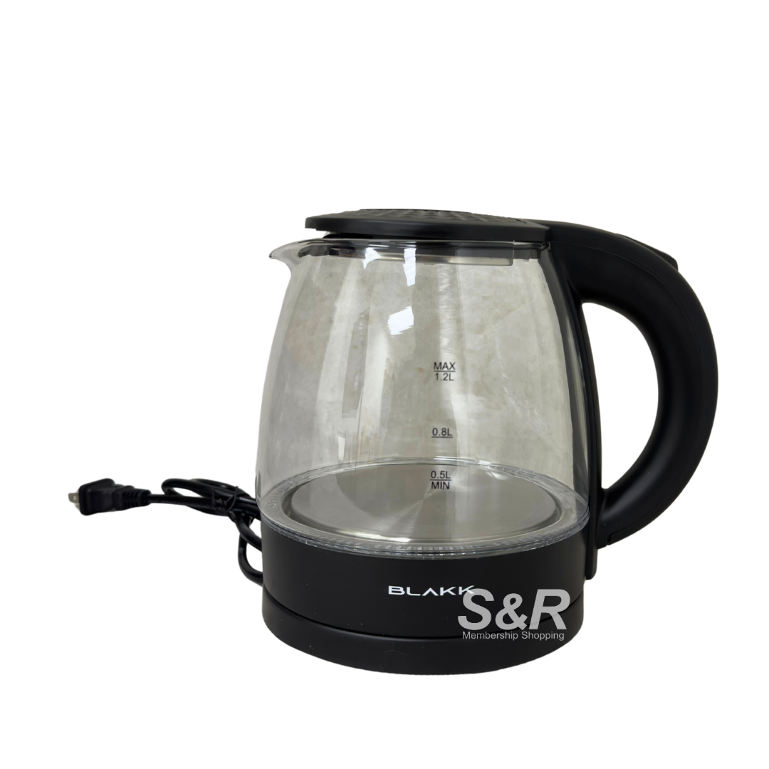 Blakk Electric Glass Kettle 1.2L Capacity Blakk Electric Glass Kettle 1.2L Capacity